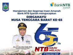 BANK NTB SYARIAH : DIRGAHAYU PROVINSI NTB KE-65
