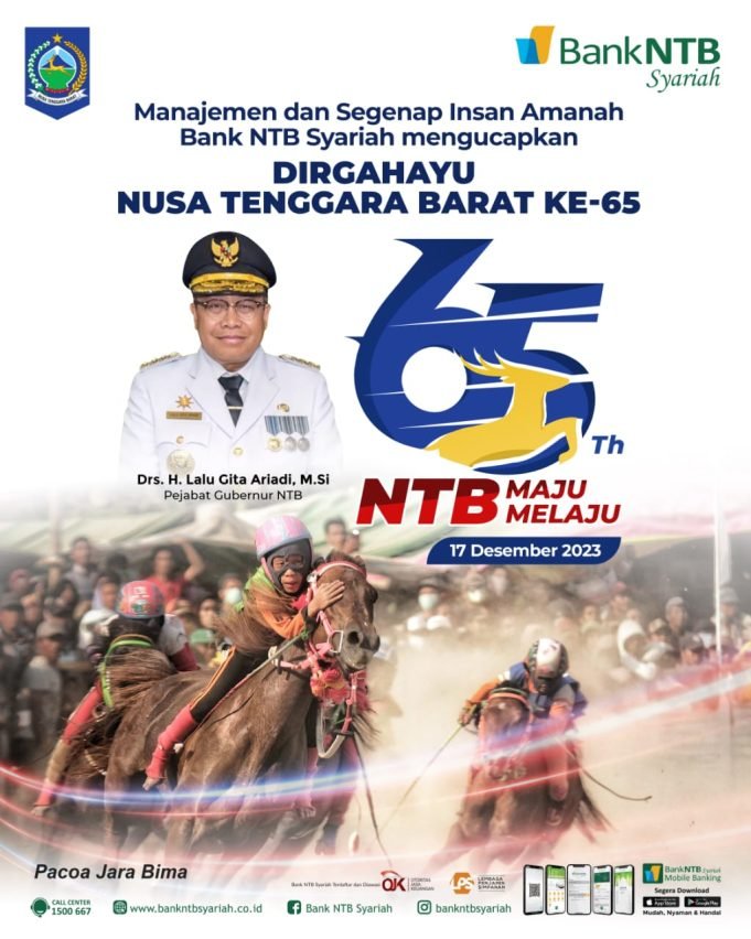 BANK NTB SYARIAH : DIRGAHAYU PROVINSI NTB KE-65