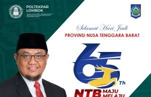 POLTEKPAR LOMBOK : SELAMAT HARI JADI PROVINSI NTB KE-65