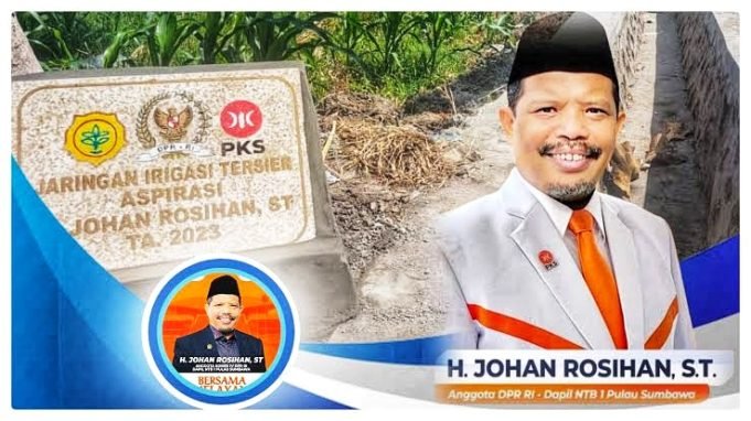 Diperjuangkan Johan Rosihan, Petani Sumbawa Kembali Dapat Bantuan RJIT