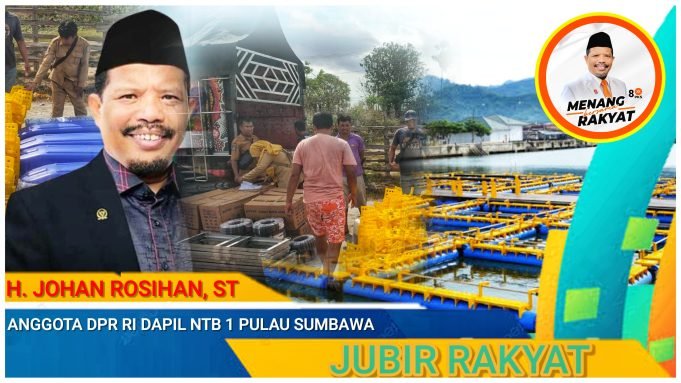 Johan Rosihan Berikan Bantuan Keramba Jaring Apung di Bima