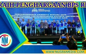 Kemenkumham Terima Penganugerahan dari BPS RI