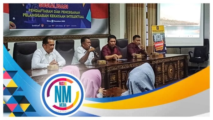 Tingkatkan Kesejahteraan Ekonomi, Kanwil Kemenkumham NTB Dorong Masyarakat Bima Daftarkan Merek