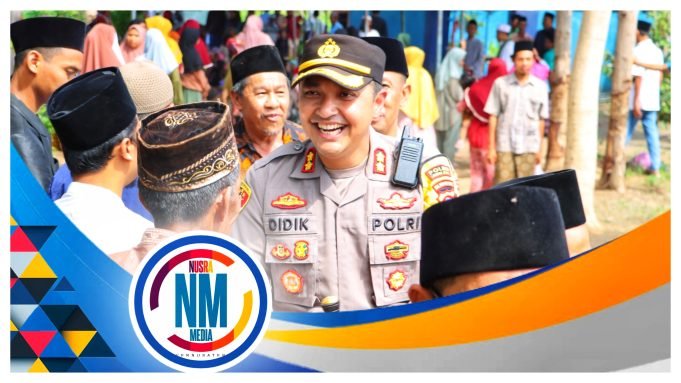 Jumat Curhat, Kapolres Lombok Utara Titip Pesan Wujudkan Pemilu Damai 2024