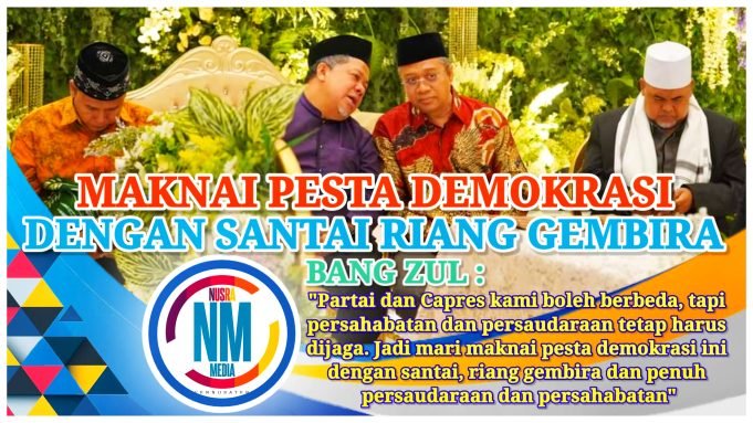 Meski Beda Partai dan Capres, Bang Zul dan Fahri Hamzah Tetap Kompak