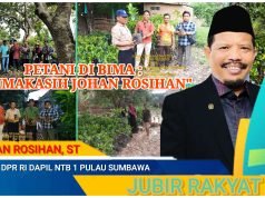 Johan Rosihan Berikan Bantuan 5 Ribu Bibit Buah di Kabupaten Bima