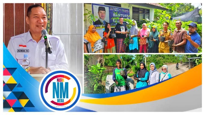 HMS Bagikan 3 Ribu Bibit Produktif di Sumbawa