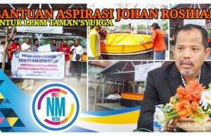 Johan Rosihan Berikan Bantuan Sarpras Budidaya Ikan Sistem Bioflok di Bima