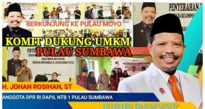 Johan Rosihan Berikan Bantuan Ekonomi Produktif di Sumbawa dan KSB