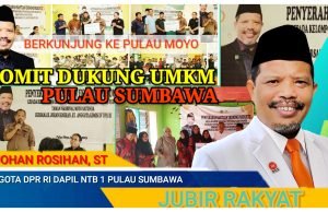 Johan Rosihan Berikan Bantuan Ekonomi Produktif di Sumbawa dan KSB