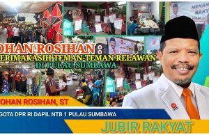 Bergerak Totalitas, Relawan Johan Rosihan Terbentuk Hingga Akar Rumput