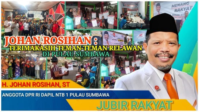 Bergerak Totalitas, Relawan Johan Rosihan Terbentuk Hingga Akar Rumput