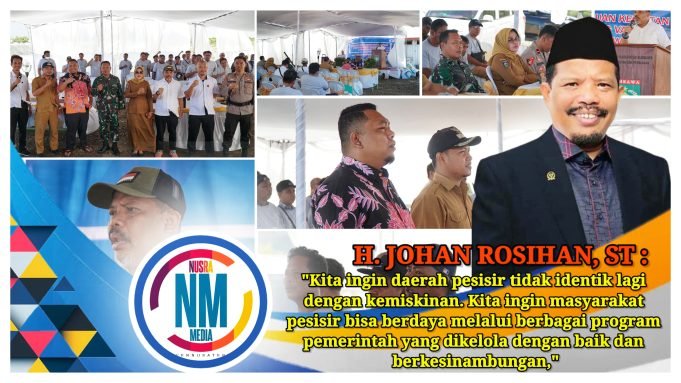 Johan Rosihan Resmikan Kluster Budidaya Udang Vaname di Sumbawa