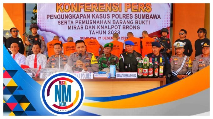 Polres Sumbawa Musnahkan Ribuan Butir Obat Terlarang