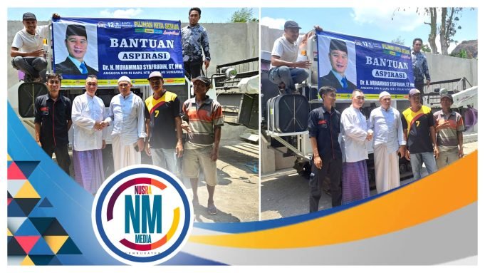 HMS Salurkan Combine Bagi Petani di Bima