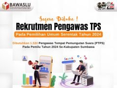 SEGERA DIBUKA ! REKRUTMEN PENGAWAS TPS PEMILU 2024