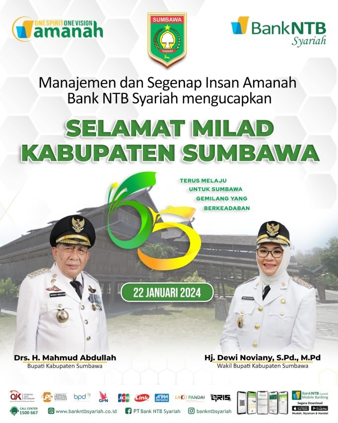 Bank NTB Syariah : Selamat Milad Sumbawa ke-65
