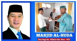 Jumat Berkah, HMS Berikan Bantuan Untuk Masjid Al-Huda di Bima