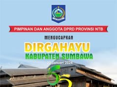 Keluarga Besar DPRD NTB : Dirgahayu Sumbawa ke-65