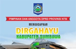 Keluarga Besar DPRD NTB : Dirgahayu Sumbawa ke-65