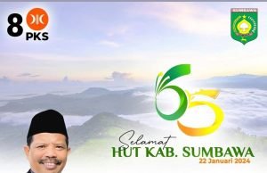 Anggota DPR RI – H. Johan Rosihan : Selamat HUT Sumbawa ke-65
