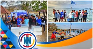 Berikan Bantuan Benih Bawal Bintang, HMS Juga Bantu Dorong Perahu Nelayan di KSB