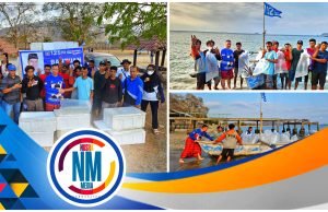 Berikan Bantuan Benih Bawal Bintang, HMS Juga Bantu Dorong Perahu Nelayan di KSB
