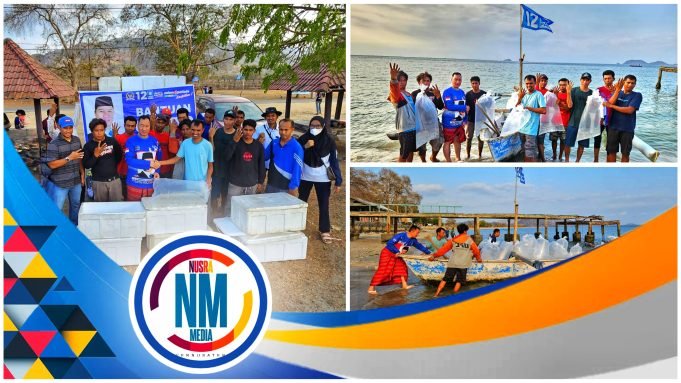 Berikan Bantuan Benih Bawal Bintang, HMS Juga Bantu Dorong Perahu Nelayan di KSB