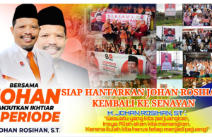 Tim Relawan Johan Rosihan Bergerak Massif Hingga Akar Rumput