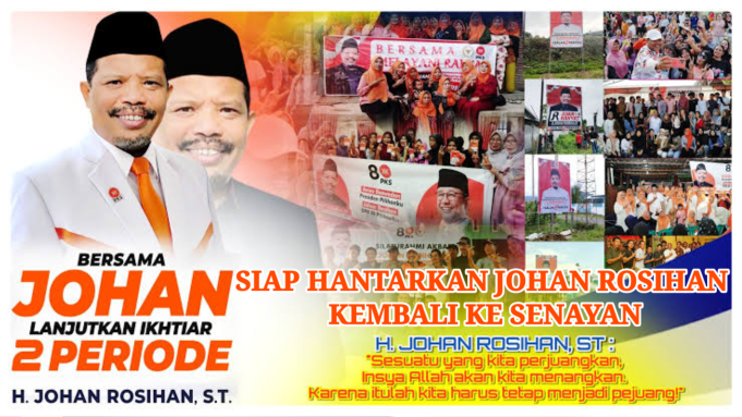 Tim Relawan Johan Rosihan Bergerak Massif Hingga Akar Rumput