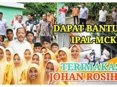Keluarga Besar SMPN 1 Unter Iwis Berterimakasih Kepada Johan Rosihan