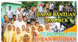 Keluarga Besar SMPN 1 Unter Iwis Berterimakasih Kepada Johan Rosihan