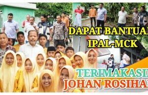Keluarga Besar SMPN 1 Unter Iwis Berterimakasih Kepada Johan Rosihan