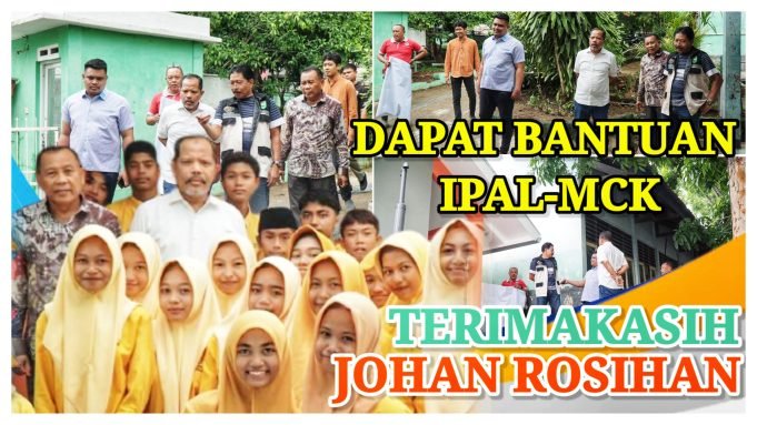 Keluarga Besar SMPN 1 Unter Iwis Berterimakasih Kepada Johan Rosihan