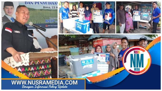 HMS Berikan Bantuan Coolbox Bagi Pedagang di Lokasi Wisata Kuliner Bima