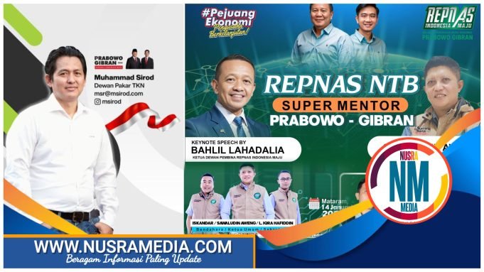 Dukung Penuh Sawaludin Aweng, Dewan Pakar TKN Prabowo-Gibran : “Repnas NTB Luar Biasa”