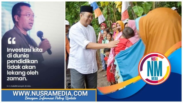 kmc_20240120_001122-01 Gubernur Nusa Tenggara Barat (NTB) Periode 2018 - 2023, Dr. H. Zulkieflimansyah atau kerap disapa Bang Zul/Doktor Zul. (Ist)