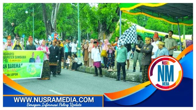 Karnaval Budaya Warnai HUT Sumbawa Ke-65