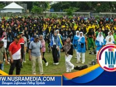 Ribuan Pelajar Sumbawa Ikuti Senam Sehat Gemilang
