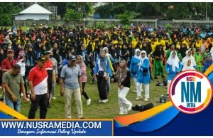 Ribuan Pelajar Sumbawa Ikuti Senam Sehat Gemilang
