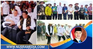 Serahkan Bantuan Ratusan Miliar, HMS Dampingi Kunjungan Mentan di Sumbawa