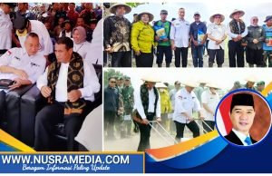 Serahkan Bantuan Ratusan Miliar, HMS Dampingi Kunjungan Mentan di Sumbawa