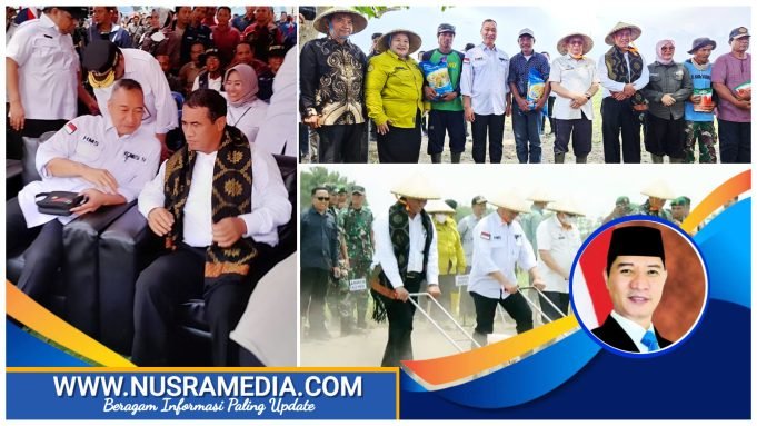 Serahkan Bantuan Ratusan Miliar, HMS Dampingi Kunjungan Mentan di Sumbawa