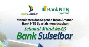 Bank NTB Syariah : Selamat Milad Bank Sulselbar ke-63