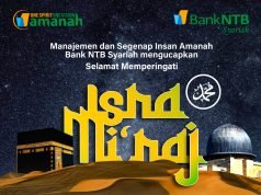 Bank NTB Syariah : Selamat Memperingati Isra Mi’raj