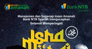 Bank NTB Syariah : Selamat Memperingati Isra Mi’raj