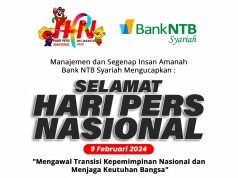 Bank NTB Syariah : Selamat Hari Pers Nasional 2024