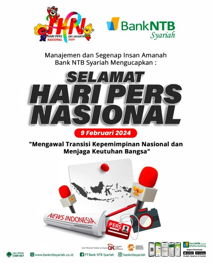 Bank NTB Syariah : Selamat Hari Pers Nasional 2024