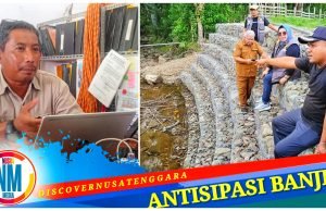 BPBD Sumbawa Pantau Kelayakan Bronjong di 34 Titik