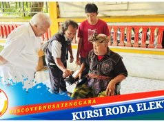 Rachmat Hidayat Berikan Langsung Bantuan Kursi Roda Elektrik Untuk Dalang Senior Wayang Sasak